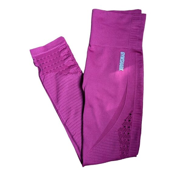 Gymshark Energy Seamless Magenta Leggings Women Size  Small - Picture 7 of 9